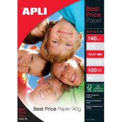 Fotopapier APLI A4 Best Price leskl, 140g, 100 hrkov