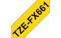 Originlna pska BROTHER TZFX661 ierne psmo, lt pska FLEXIBLE ID Tape (36mm)