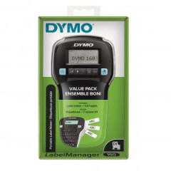 Dymo LM 160 tlaiare ttkov a 3x D1 psky 12mm x 7m ierna na bielej