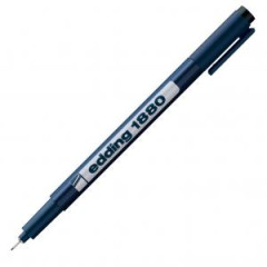 Liner edding 1880 0,1 mm ierny