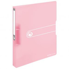 Zaklada 2-krkov Herlitz PP 2,5cm transparentn rose