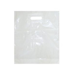 Igelitov taka LDPE 55 x 60 + 5 cm, biela / 100ks