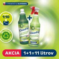 Cleanfit ultrakoncentrt - Univerzlny odmasova 1+1=11 l