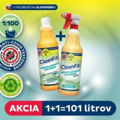 Cleanfit ultrakoncentrt - Benzalkonium Chloride dezinfekn 1+1=101 l