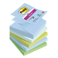 Z-bloky Post-it Super Sticky OASIS, vekos 76x76 mm, 5 blokov po 90 lstkov