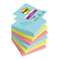 Z-bloky Post-it Super Sticky COSMIC, vekos 76x76 mm, 6 blokov po 90 lstkov