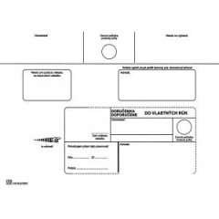 Potov oblky C5 doruenka do VR OD, Doposiela, 100 ks