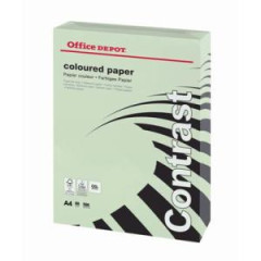 Farebn papier Office Depot A4, pastelov zelen, 80 g/m2