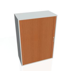 Policov skria Drive, 80x111x40 cm, erea/siv, zmok