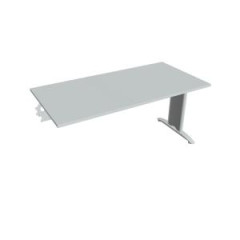 Rokovac stl Flex, 160x75,5x80 cm, siv/kov