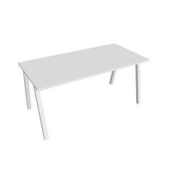 Rokovac stl UNI A, 160x75,5x80 cm, biela/biela