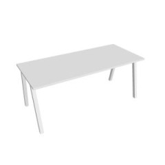 Rokovac stl UNI A, 180x75,5x80 cm, biela/biela