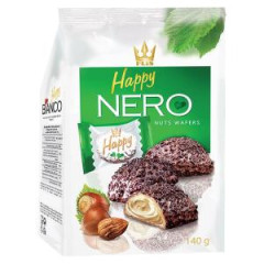 Obltky HAPPY NERO s mlieno - oriekovou nplou 140 g