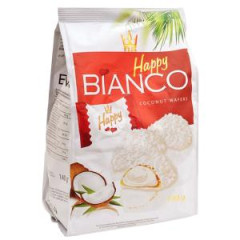 Obltky HAPPY Bianco Red s kokosovou nplou 140 g