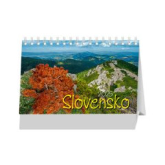 Stolov kalendr stpcov Slovensko pecil 23 x 14 cm 2025