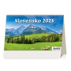 Stolov kalendr riadkov - Slovensko 2025