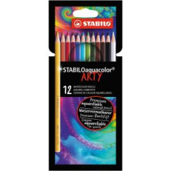 Farbiky STABILOaquacolor 12 ks sada ARTY