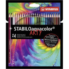 Farbiky STABILOaquacolor 24 ks sada ARTY