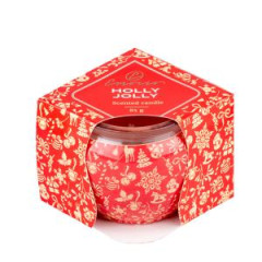 Emocio Sklo Dekor 70x62 mm Holly Jolly - Enchanted Sparkle, vonn svieka